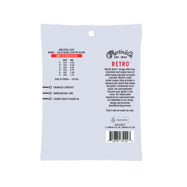 Retro® Acoustic Guitar Strings image number 1